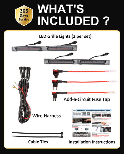 LED Grill Lights for Toyota 4Runner 2025-2026 SR5