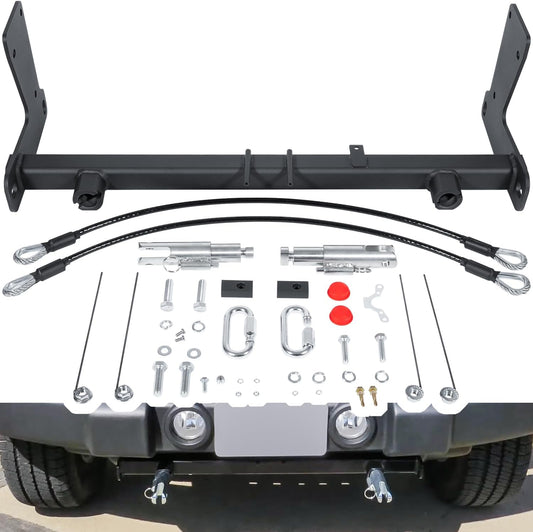 Tow Bar Base Plate Bracket for 2018-2026 Jeep Wrangler JL JLU Sports Sahara Freedom Rubicon Unlimited