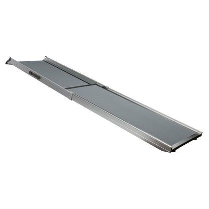 Dog Ramp Extends from 39-71 Inches No Slip High Traction Surface Collapsible and Locking for Easy Storage For Trucks, SUVs, and Cars Weighs Only 13 Pounds - OMOTOR