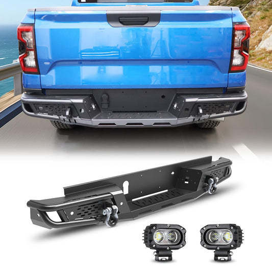 Heavy Duty Offroad Rear Bumper for Ford Ranger 2024 - 2026