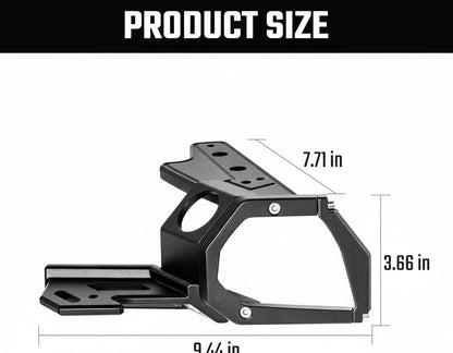 Aluminum A-Pillar Light System Mount With 4 PCS Spotlights, High Low Beam Switchable A-Pillar Spotlight(White Light) For Ford Bronco 2021+(Not fit for Ford Bronco Sport)