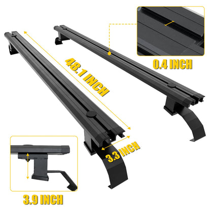 220lbs Roof Rack Cross Bars Compatible with 2019-2026 Ford Ranger