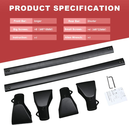 Heavy Duty 265lbs Roof Racks Cross Bars for Ford Bronco Sport Base 2021-2023 - OMOTOR