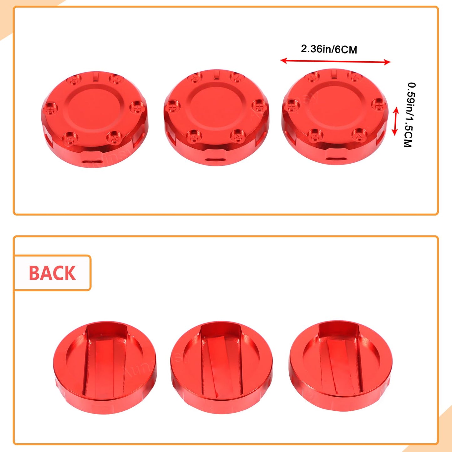 Center Console Air Conditioner Switch Button Knob Trim Cover Compatible with Toyota FJ Cruiser 2007-2021