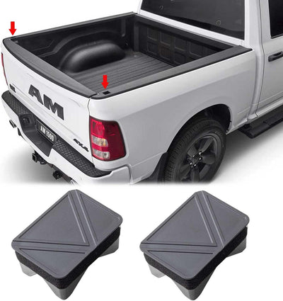 Bed Rail Caps Compatible with Dodge Ram 1500 2019-2024 (Only fit The Rear Stake Pockets)