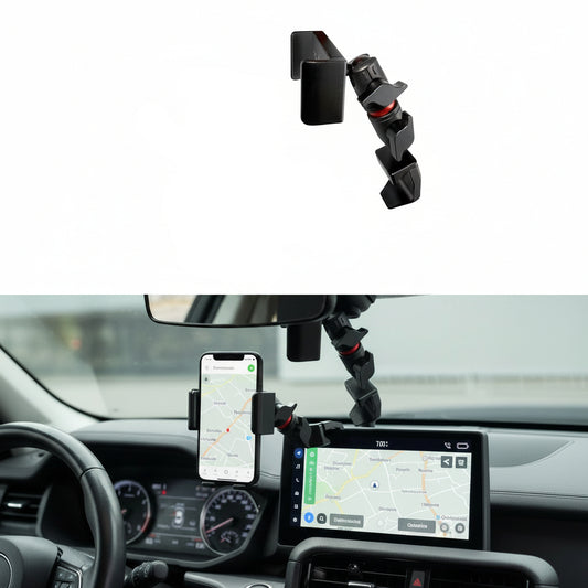 Aluminum Phone Mount for Toyota Land Cruiser 250 2024-2025 for iPhone 16/15 Pro Max, Galaxy S24