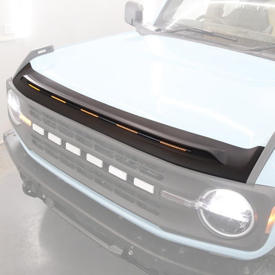 Hood Deflector with Amber Light for Ford Bronco 2021-2026