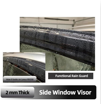 Smoke Window Visor Set Fits for Toyota Tundra Extended Cab 2000-2006