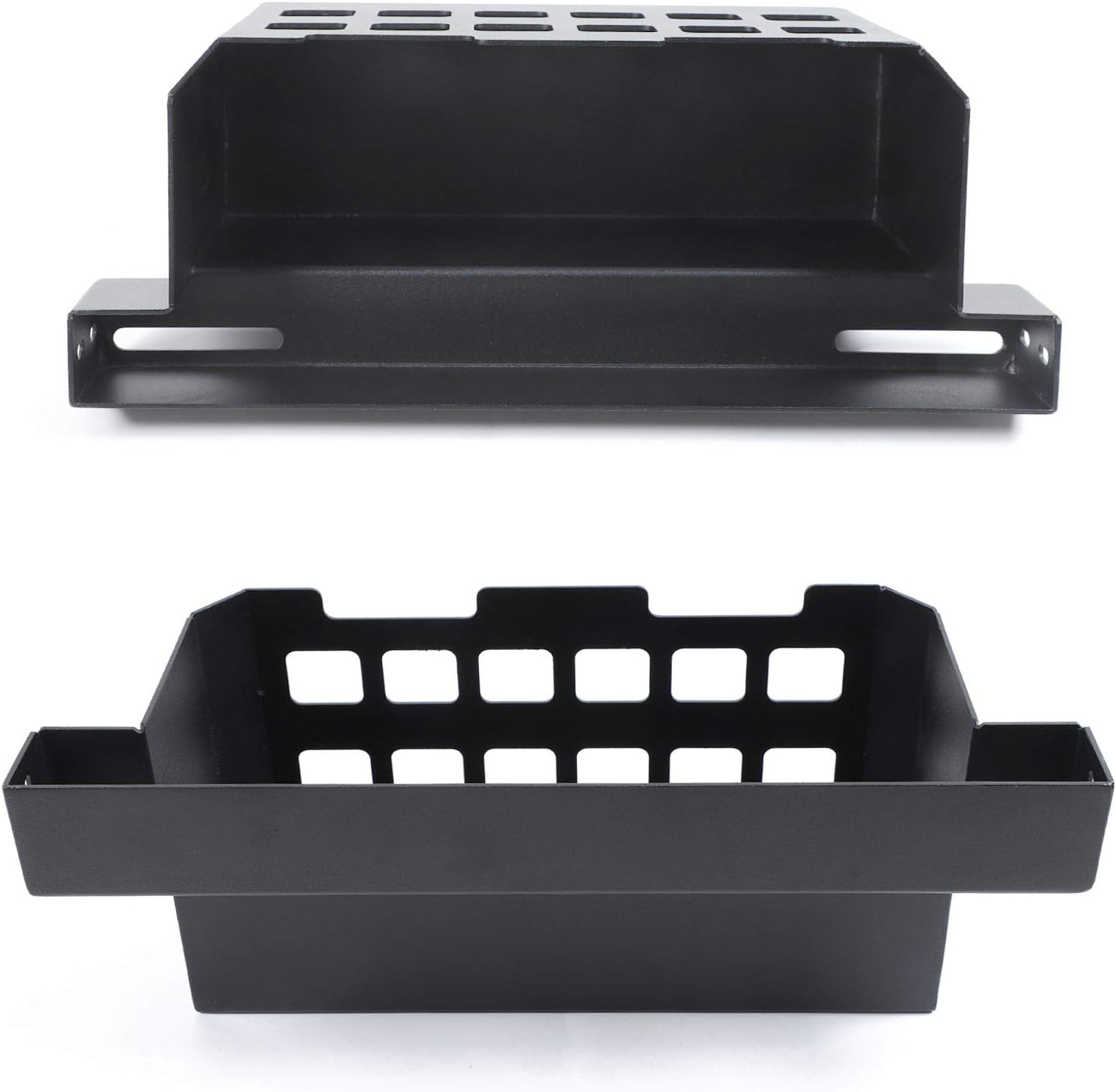 Rear Molle Panel Trunk Side Cargo Rack Shelf Organizer Storage Tray Basket Metal Cargo Holder for 1997-2022 Jeep Wrangler TJ JK JL