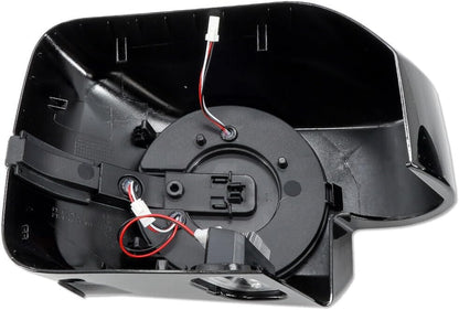 IAG I-Line Side Mirror LED Lighted Cap for Ford Bronco 2021+ 2/4 Door in Gloss Black Finish (Not Sport)
