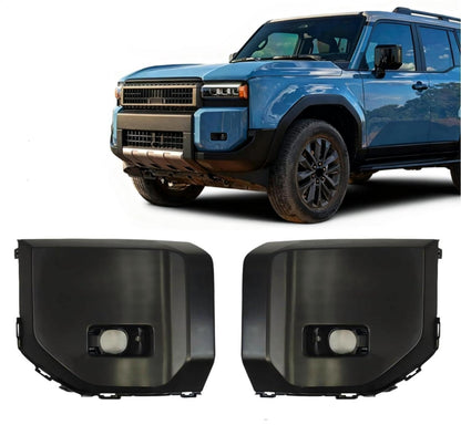 2Pcs front bumper fog light panel W/O radar for 2024-2025 Toyota Land Cruiser Prado LC250
