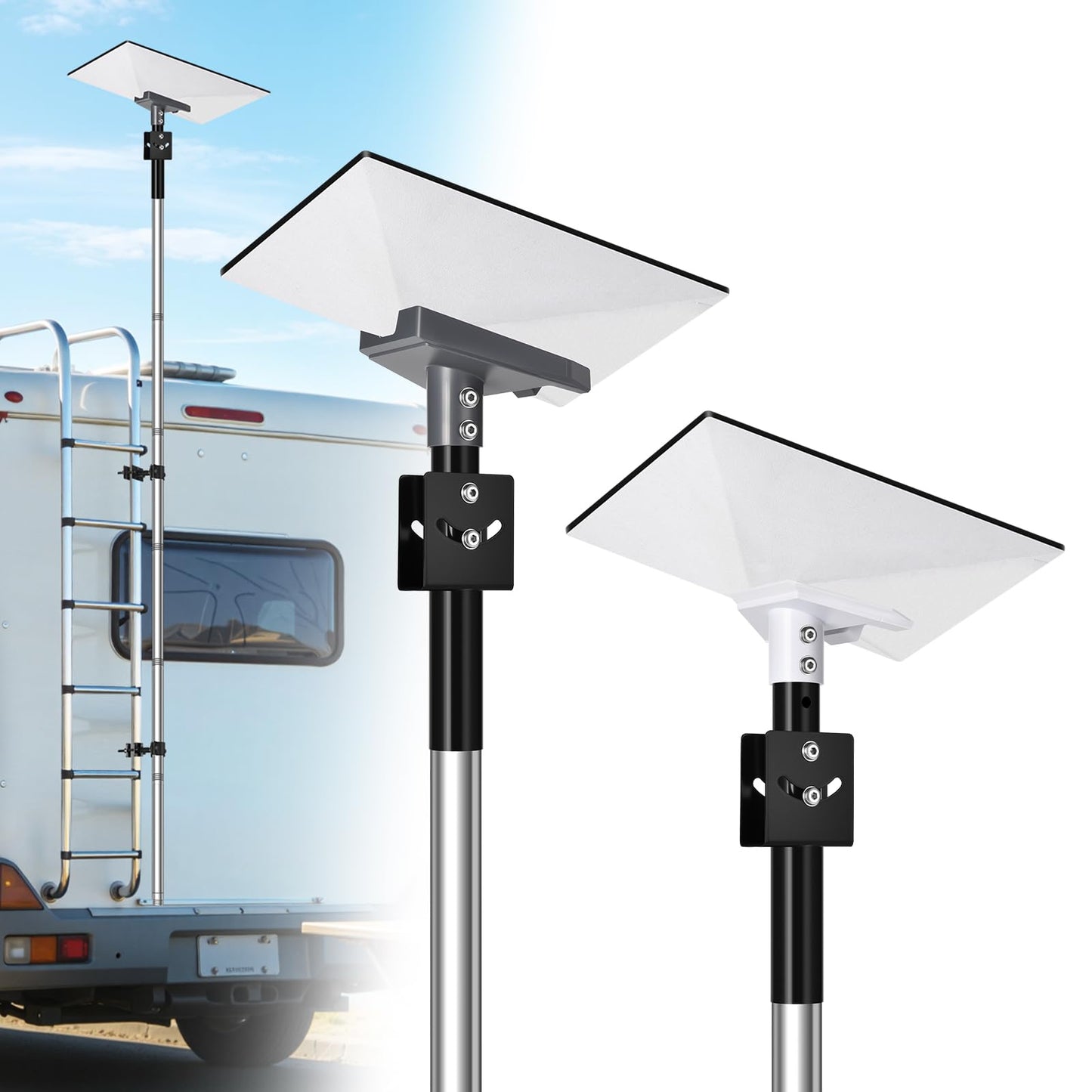 Adjustable Starlink Gen 3 RV Ladder Mount Kit