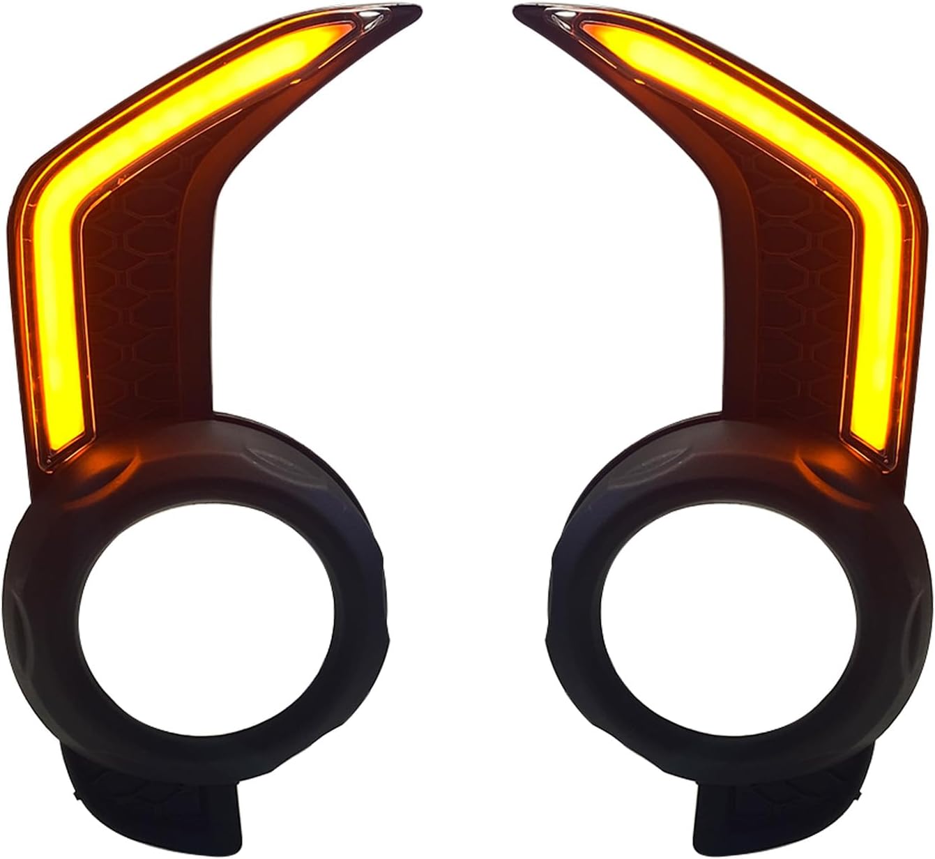 HIGH FLYING for Toyota 4Runner 2014-2024 Car Accessories LED Fog Light Day Lights DRL Daytime Running Lights 2PCS of A Kit, NOT Fit Limited (Amber Lighted Only)
