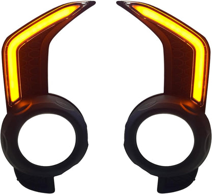 HIGH FLYING for Toyota 4Runner 2014-2024 Car Accessories LED Fog Light Day Lights DRL Daytime Running Lights 2PCS of A Kit, NOT Fit Limited (Amber Lighted Only)