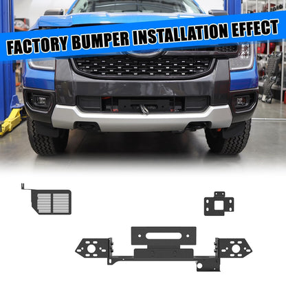 Winch Mounting Plate for 2024-2026 Ford Ranger (Excl. Raptor/Diesel Engine)