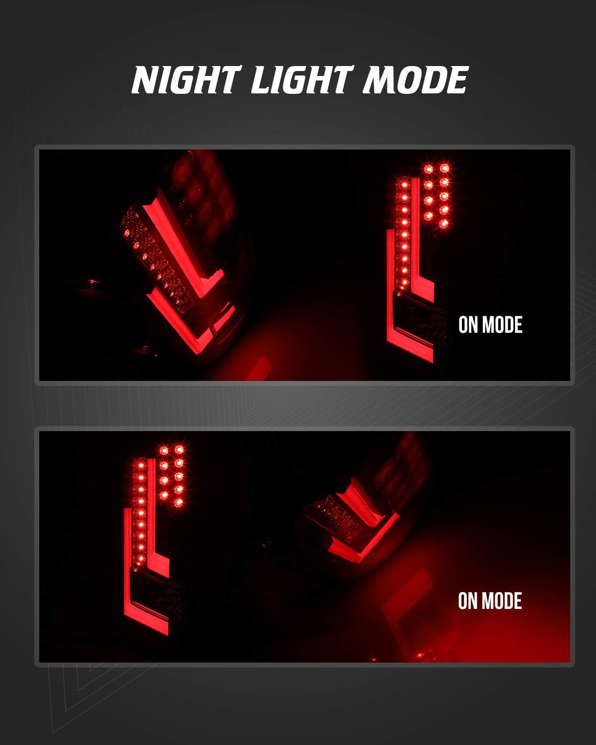 2PCS LED Tail lights Fit for 2014-2020 Toyota Tundra