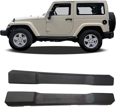Running Boards Drop Side Steps Bars for 2007-2017 Jeep Wrangler JK 2 Door