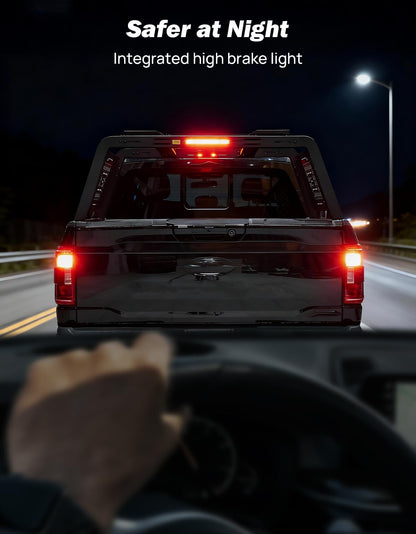 Overland Full Size Truck Bed Rack for Trucks Compatible with F150 F250 F350 Silverado Sierra Ram