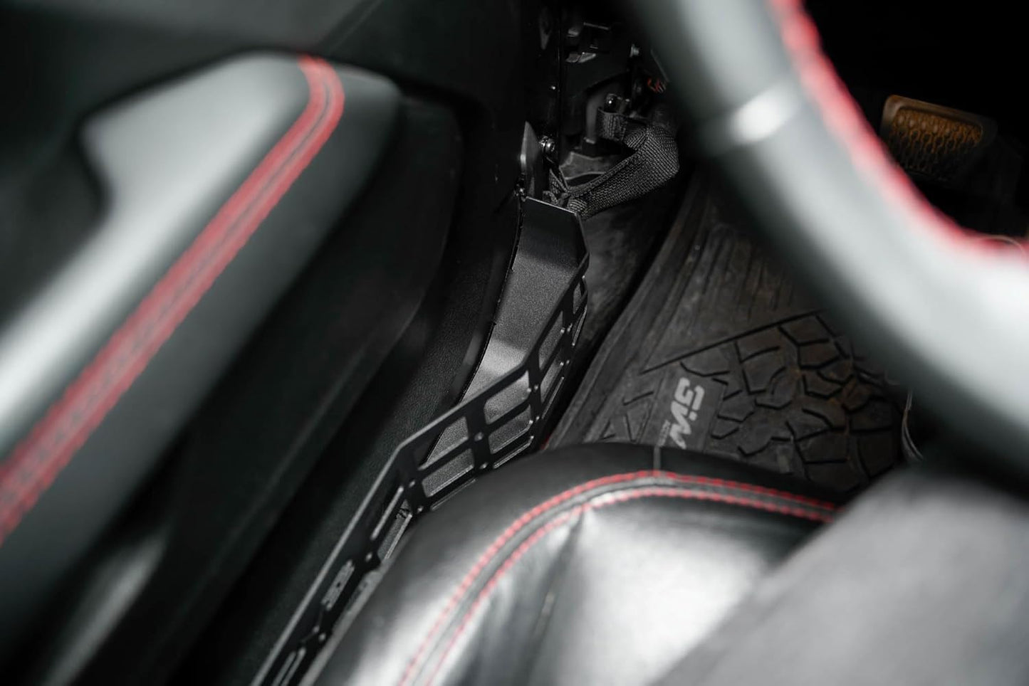 DV8 Offroad Front Door Pocket Molle Panels for The 2018-2025 Jeep Wrangler JL & 2020-2025 Jeep Gladiator JT | Rigid Steel Design Replaces The Weak Saggy Net