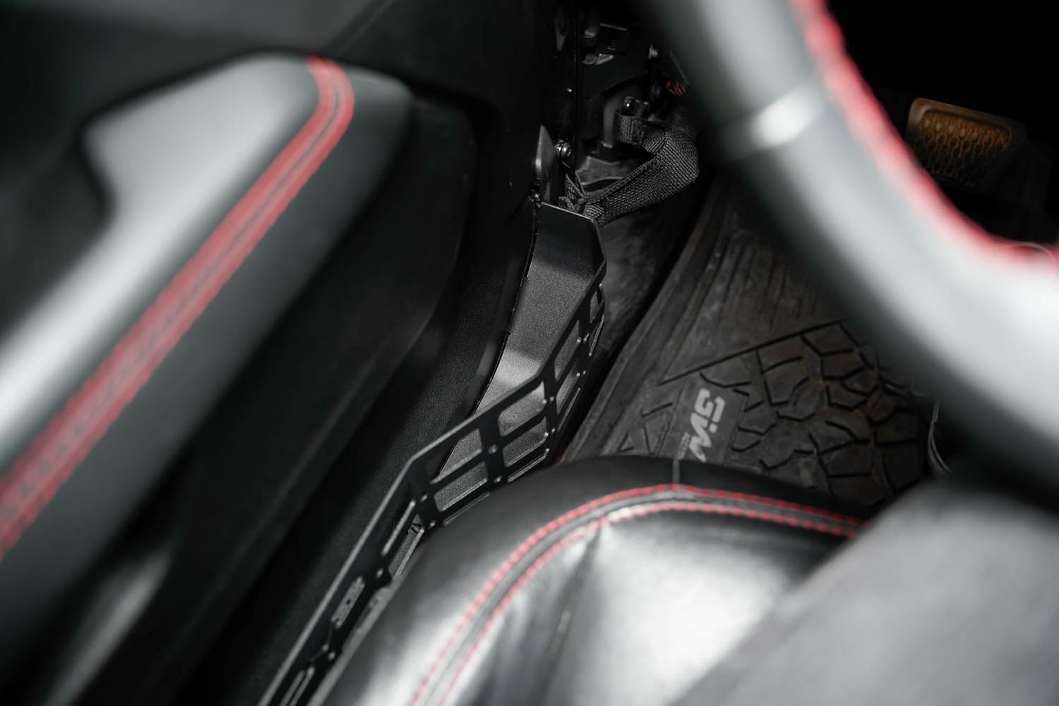 DV8 Offroad Front Door Pocket Molle Panels for The 2018-2025 Jeep Wrangler JL & 2020-2025 Jeep Gladiator JT | Rigid Steel Design Replaces The Weak Saggy Net