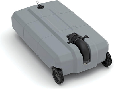 35 Gallon RV Portable Waste Tote Tank - 2 Wheels