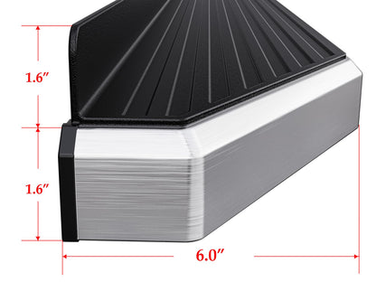 Polished Running Boards Style Compatible with Toyota 4Runner 2010-2016 Trail & 17-24 TRD Off-Road & 2014-2024 SR5