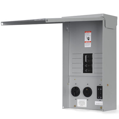 Electrical Panel RV Electrical Outlet Panel with Breaker Prewired Circuit 20 30 50 Amp Receptacle