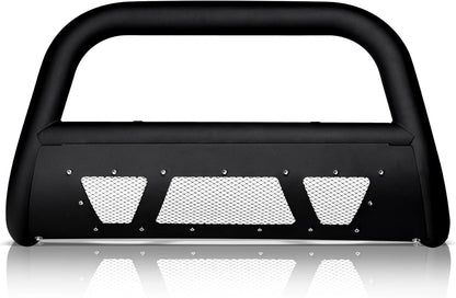 Armordillo USA 7168763 Mesh Bull Bar Bumper Guard - Matte Black Fits 2004-2022 Ford F150 / 2003-2017 Expedition