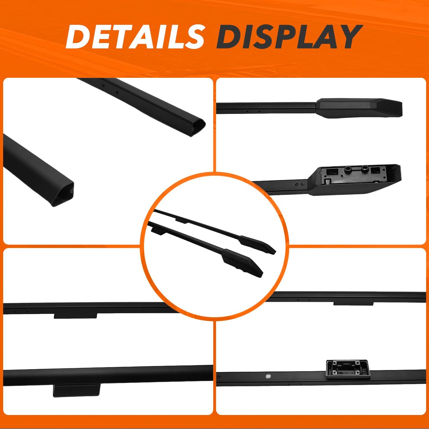 Roof Rack Side Rails + Cross Bars for Toyota Land Cruiser Prado J250 LC250/1958 2024-2026