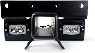 2-inch Bolt-on Hitch with Lights Compatible with 2007-2018 Jeep Wrangler JK & 2018-2026 Jeep Wrangler JL