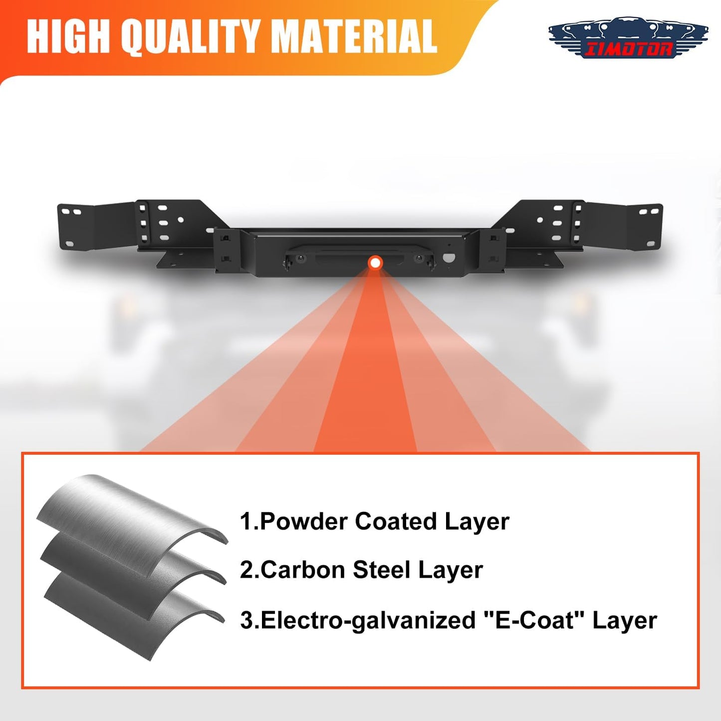 Front Hidden Winch Plate for 2014-2021 Toyota Tundra with Flip-up Licence Plate Mounting Bracket