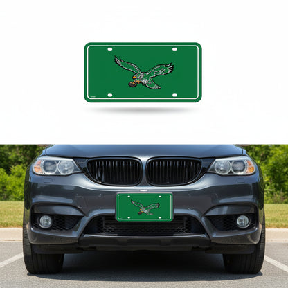 Rico Industries NFL Football Modern Retro Metal Auto Tag 6" x 12" - Great for Truck/Car/SUV