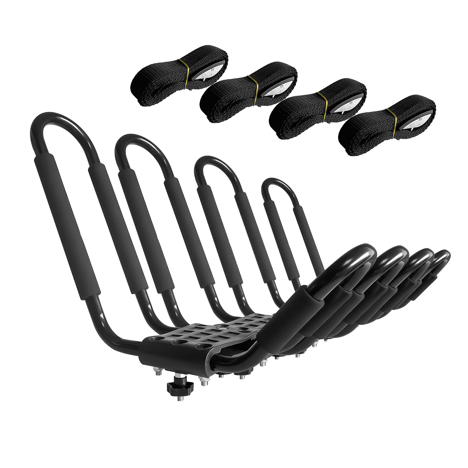 Heavy-Duty J-Bar Kayak Roof Rack for Canoes and SUVs
