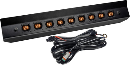 ORACLE Lighting 5883-005 Amber Skid Plate with Integrated LED Emitters fits 2020 2024 Wrangler JL Gladiator JT - Provides Durable Underbody Protection