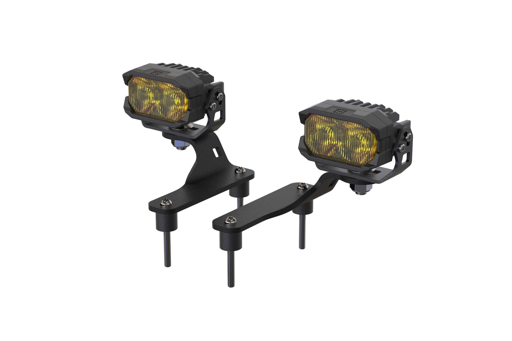 Morimoto 2Banger Ditch Light Kit: Fits Jeep Wrangler JL (NCS Yellow Combo Beam)