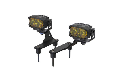 Morimoto 2Banger Ditch Light Kit: Fits Jeep Wrangler JL (NCS Yellow Combo Beam)