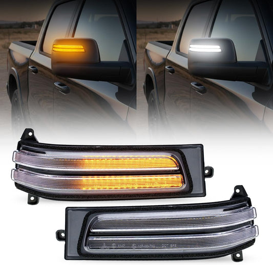 Sequential LED Side Tow Mirror Marker Light for 2025-2026 Dodge Ram 1500 2023-2026 2500 3500