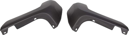 ECOTRIC Rear Bumper End Cap Compatible With 2016-2023 Toyota Tacoma W/O Sensor Hole Replace for TO1105133, TO1104133; 52156-04010, 52155-04010 Corner Cover Driver and Passenger Side Black