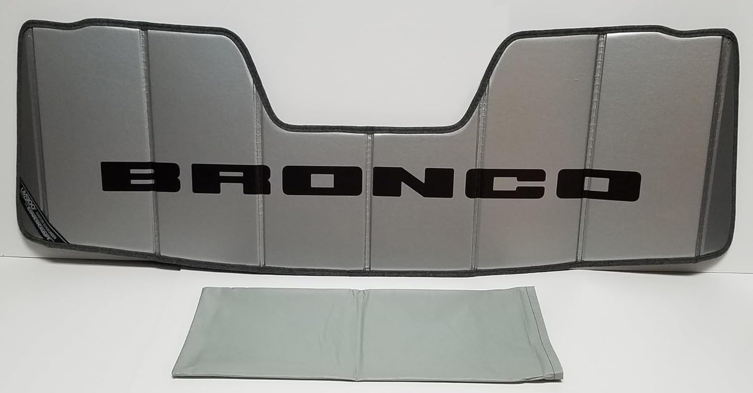 Ford UVS 100 Custom Sunscreen for Ford Bronco | Features Bronco Logo and Fits 2021-2025 | VM2DZ78519A02A