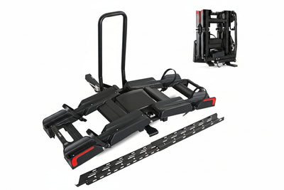 200lbs EBike Rack with Ramp for 2 E-Bikes, Hitch EBike Rack for Cars SUVs Trucks for Tow Hitch 2" Receiver