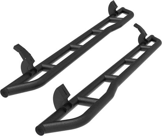 u-Box 4Runner Rock Slider Rails Rocker Guard Offroad Steel Door Armor Compatible with 2010-2024 Toyota 4Runner 5th Gen (Excluding Limited, Nightshade, TRD Sport & 10-13 SR5)