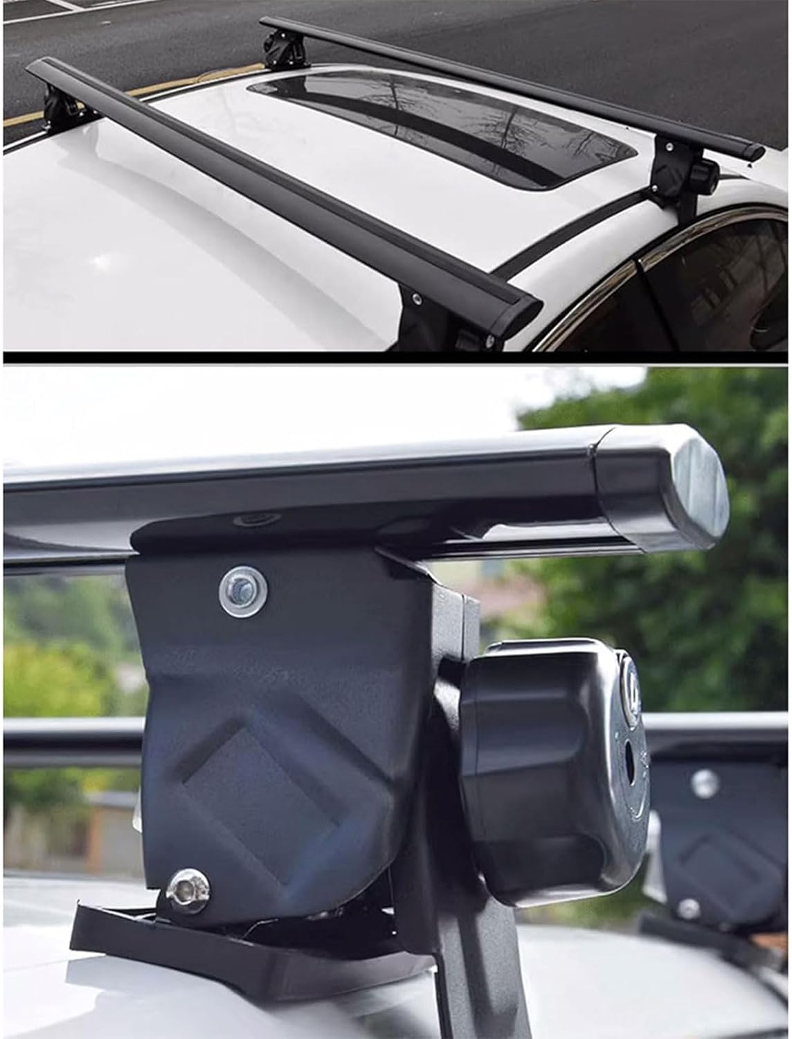 Without Roof Rail Rack Lockable Roof Rack Cross Bars Fit for Dodge Durango 2011-2024 2025 Crossbars Rooftop Luggage Cargo Carrier