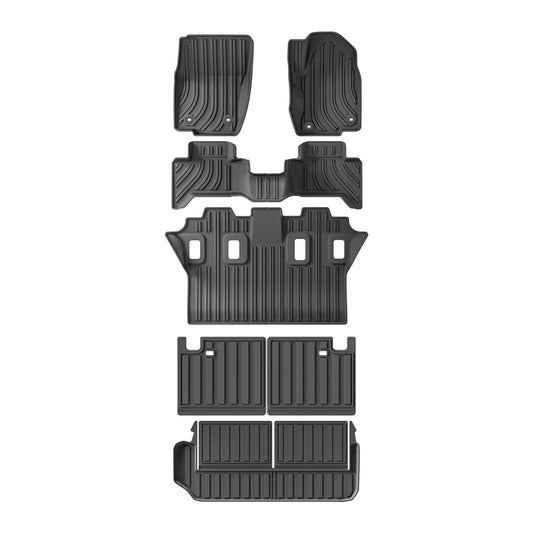 Floor Mat Set Compatible with Toyota Land Cruiser Prado J250 LC250 2024+(7-Seat)