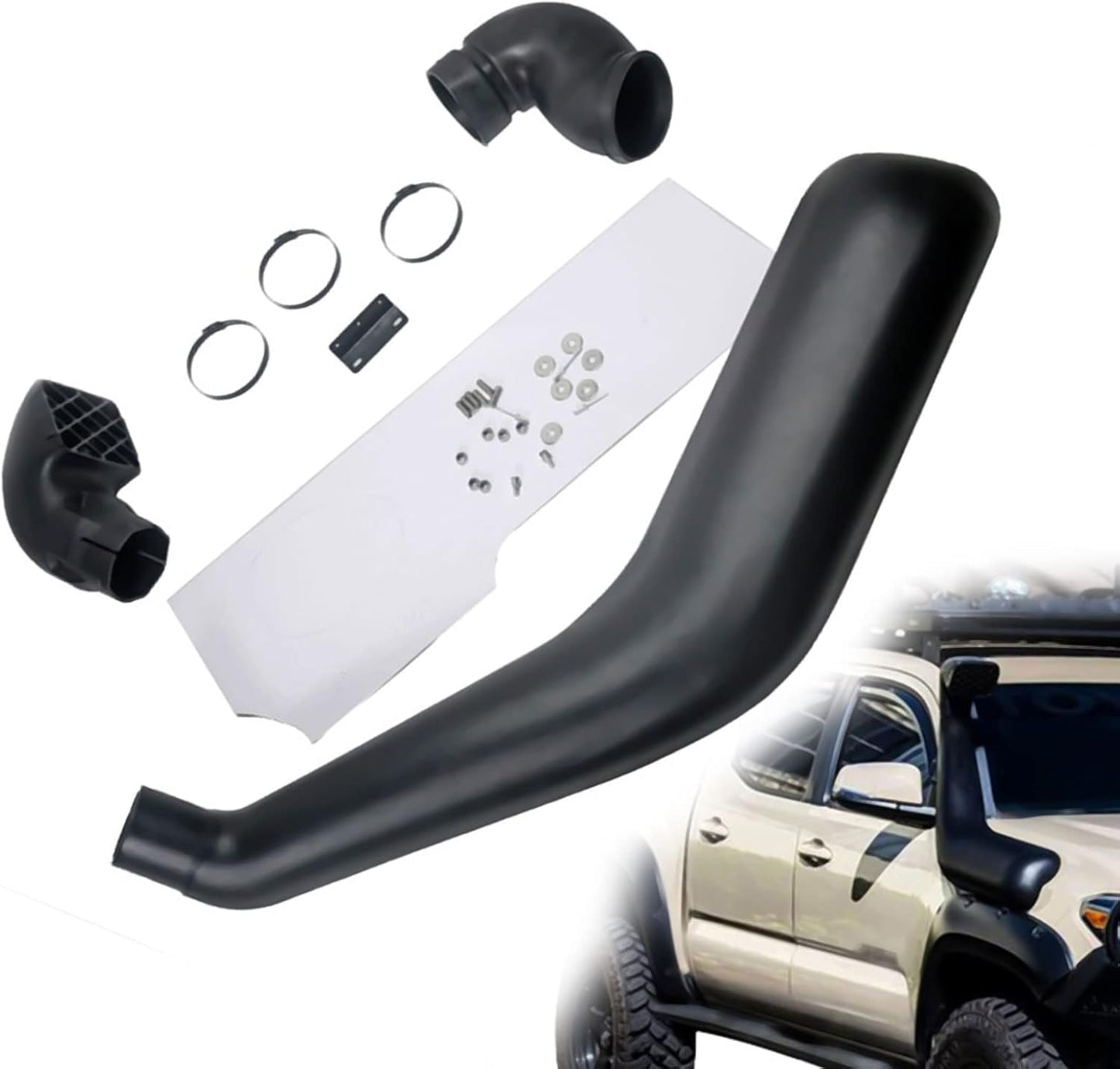 Front Right Snorkel Kit For For 2016-2021 Toyota Tacoma with 3.5L V6 Engine Model(Only) 2GR-FKS,Ideal For Protecting Your Engine From Dust, Water While Traveling（Right） (2016-2021)