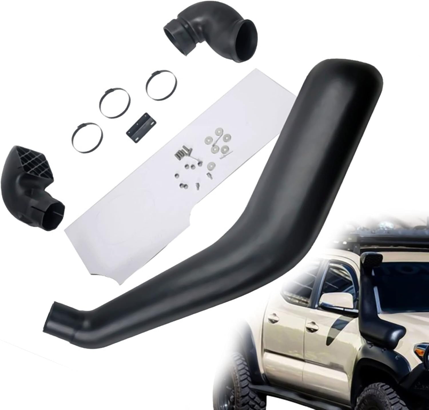 Front Right Snorkel Kit For For 2016-2021 Toyota Tacoma with 3.5L V6 Engine Model(Only) 2GR-FKS,Ideal For Protecting Your Engine From Dust, Water While Traveling（Right） (2016-2021)