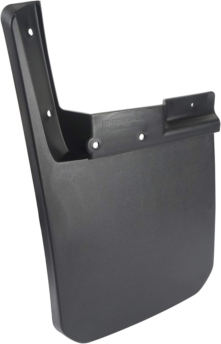 Hooke Road Fender Flares Front & Rear Mud Splash Guards Kit Compatible with 2018-2025 Jeep Wrangler JL Sahara Sport Sports (Exclude Rubicon)