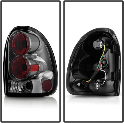 ACANII - For 1996-2000 Dodge Caravan Town & Country Voyager 98-03 Durango Smoked Tail Lights Brake Lamps Left+Right