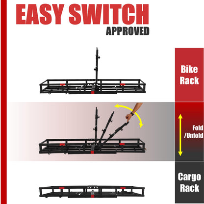 Heavy-Duty Hitch Bike Rack for 2 E-Bikes