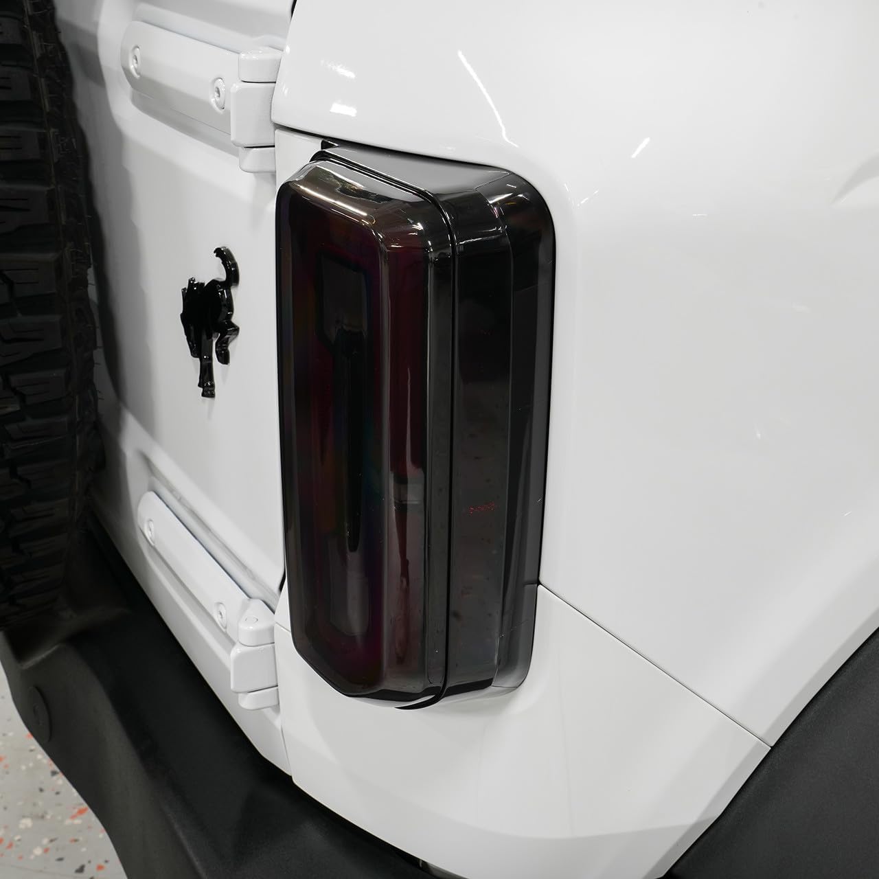 Smoked LED Tail Light Covers for Ford Bronco 2021+ 2/4 Door ( Not fit Base or Sport models)