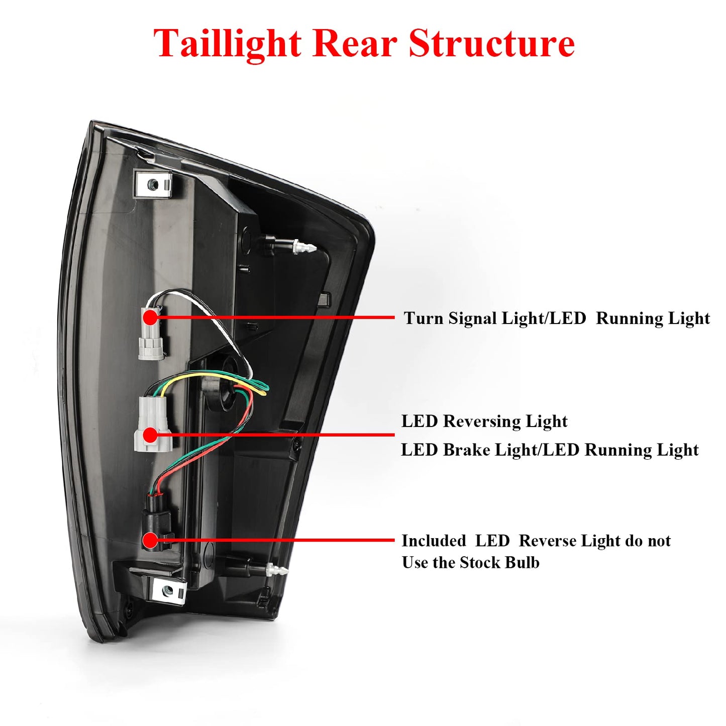 LED Brake Tail Light Rear Lamp Fit for 2016 - 2023 Toyota Tacoma